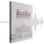 Berlin Watercolour Architecture Canvas Print