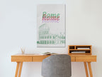 Canvas Print Rome in Watercolours Vertical 1 Part