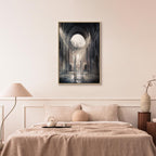 Stone Chamber Architecture Vertical Canvas Print