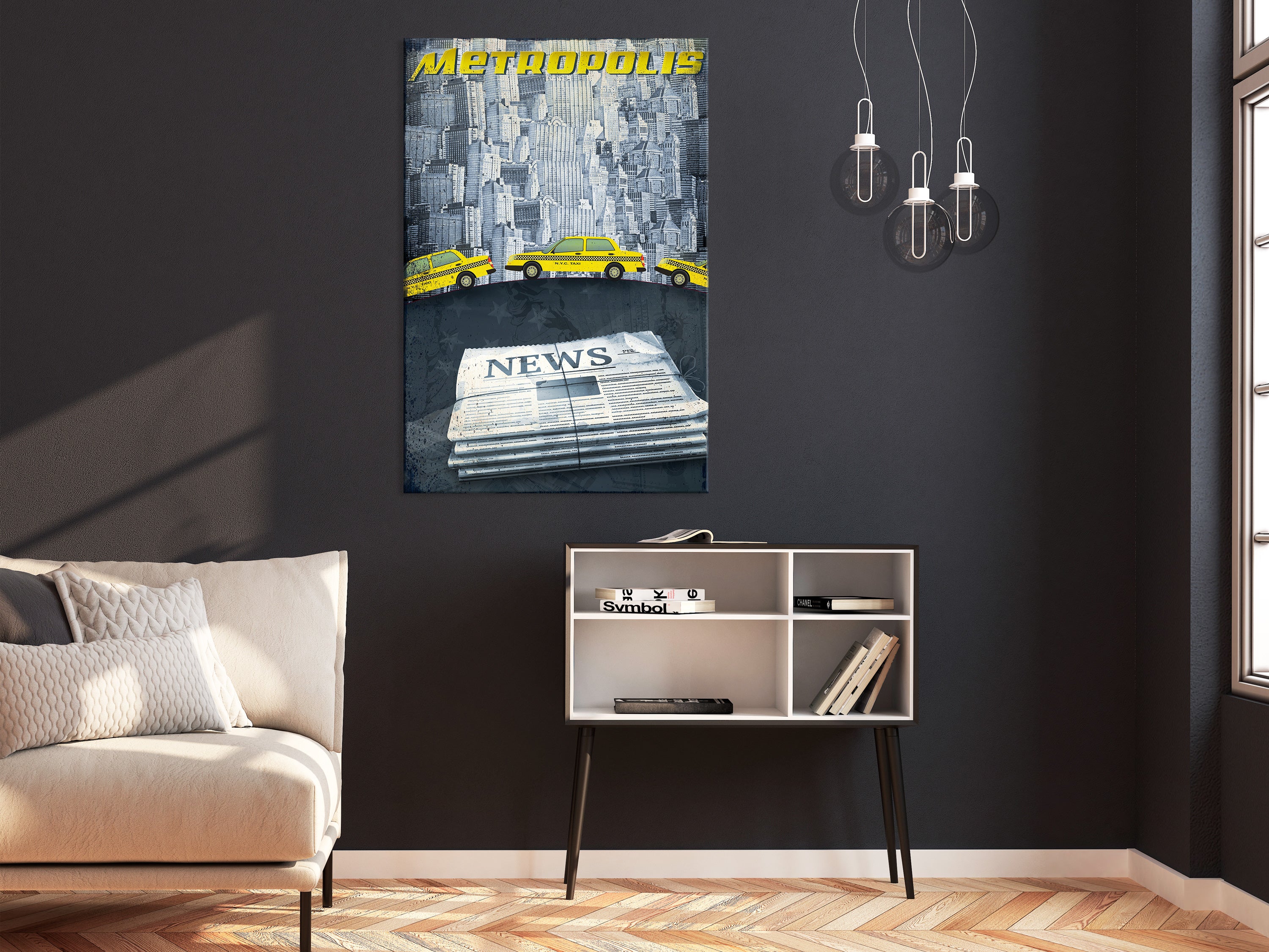 Canvas Print Metropolis Vertical