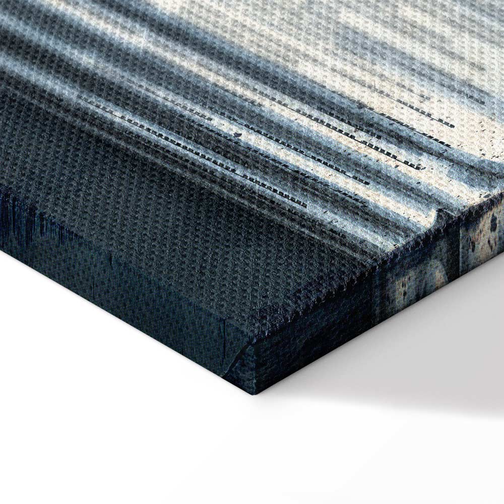 Metropolis Skyline Typography Canvas Print