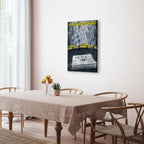 Metropolis Skyline Typography Canvas Print