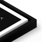 Gdansk City Plan Map Vertical Canvas Print