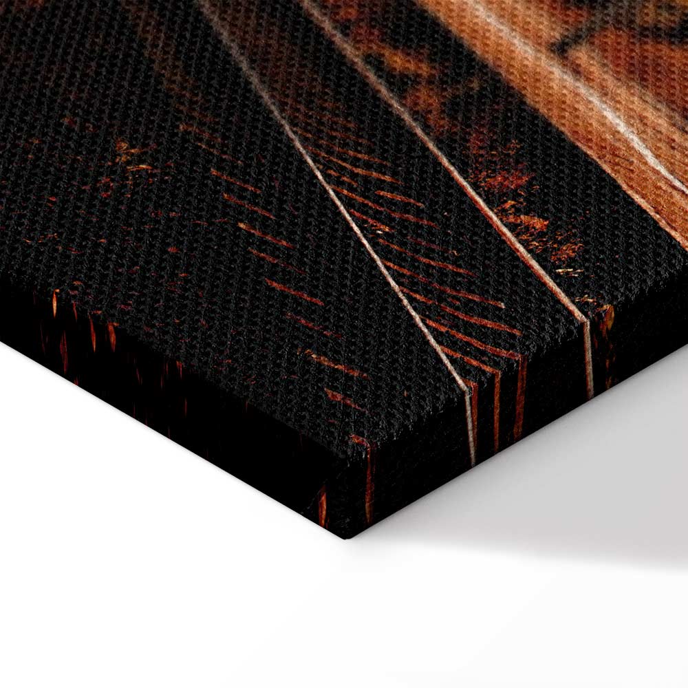 Cloudy Sky Landscape Vertical Canvas Print