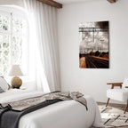 Cloudy Sky Landscape Vertical Canvas Print