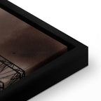 Cloudy Sky Landscape Vertical Canvas Print