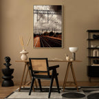 Cloudy Sky Landscape Vertical Canvas Print