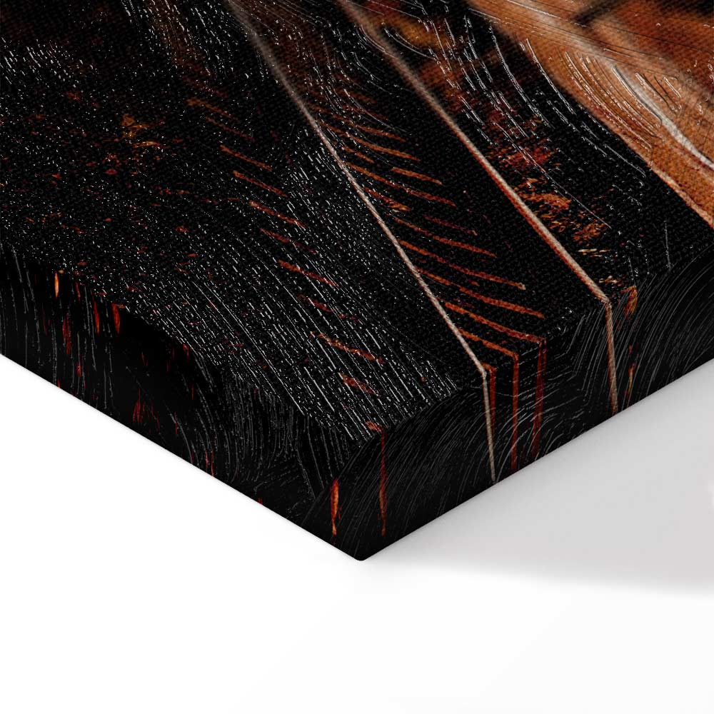 Cloudy Sky Landscape Vertical Canvas Print