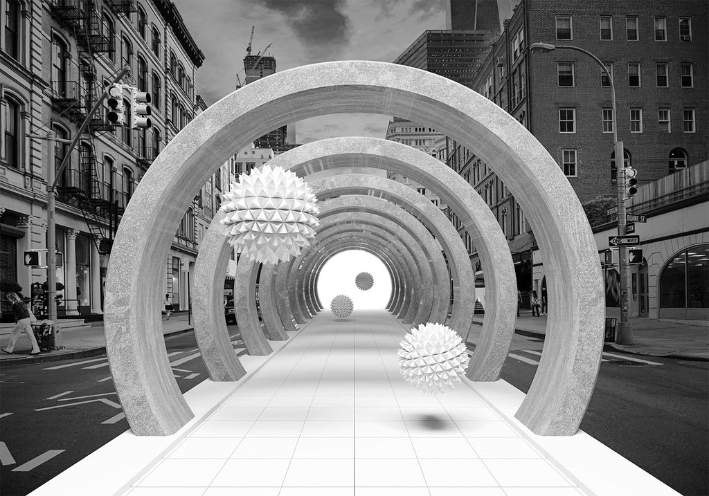 Wall Mural 3D Portal