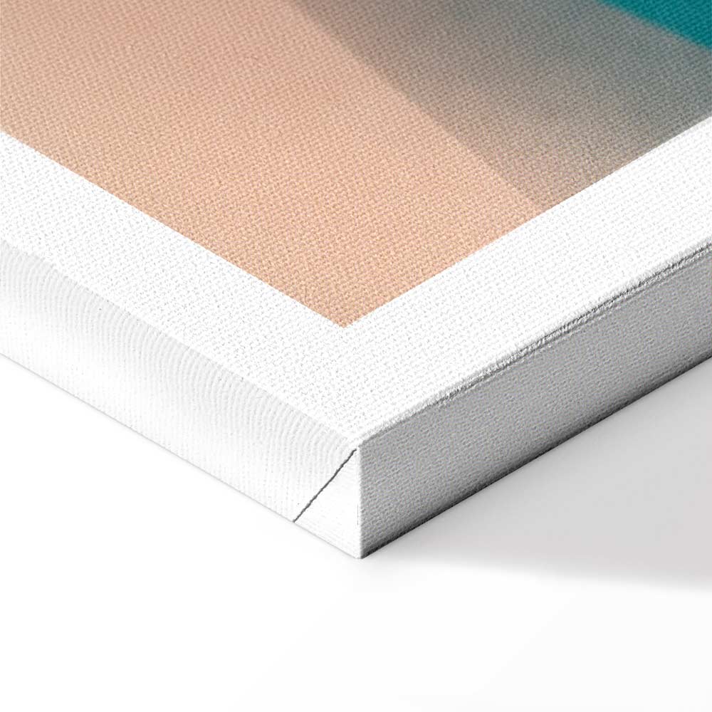 Pastel Tropical Alley Canvas Print