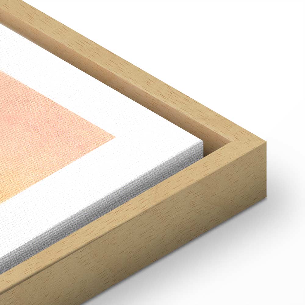 Pastel Tropical Alley Canvas Print