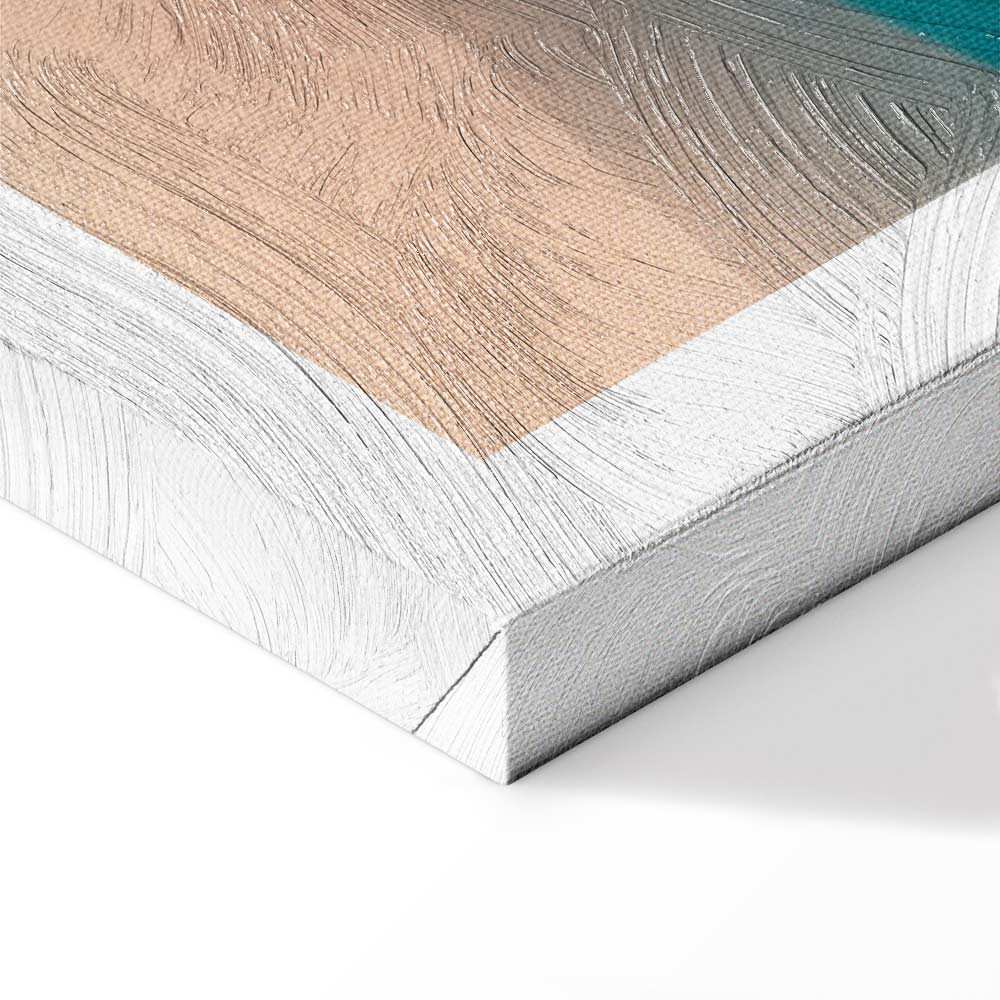 Pastel Tropical Alley Canvas Print