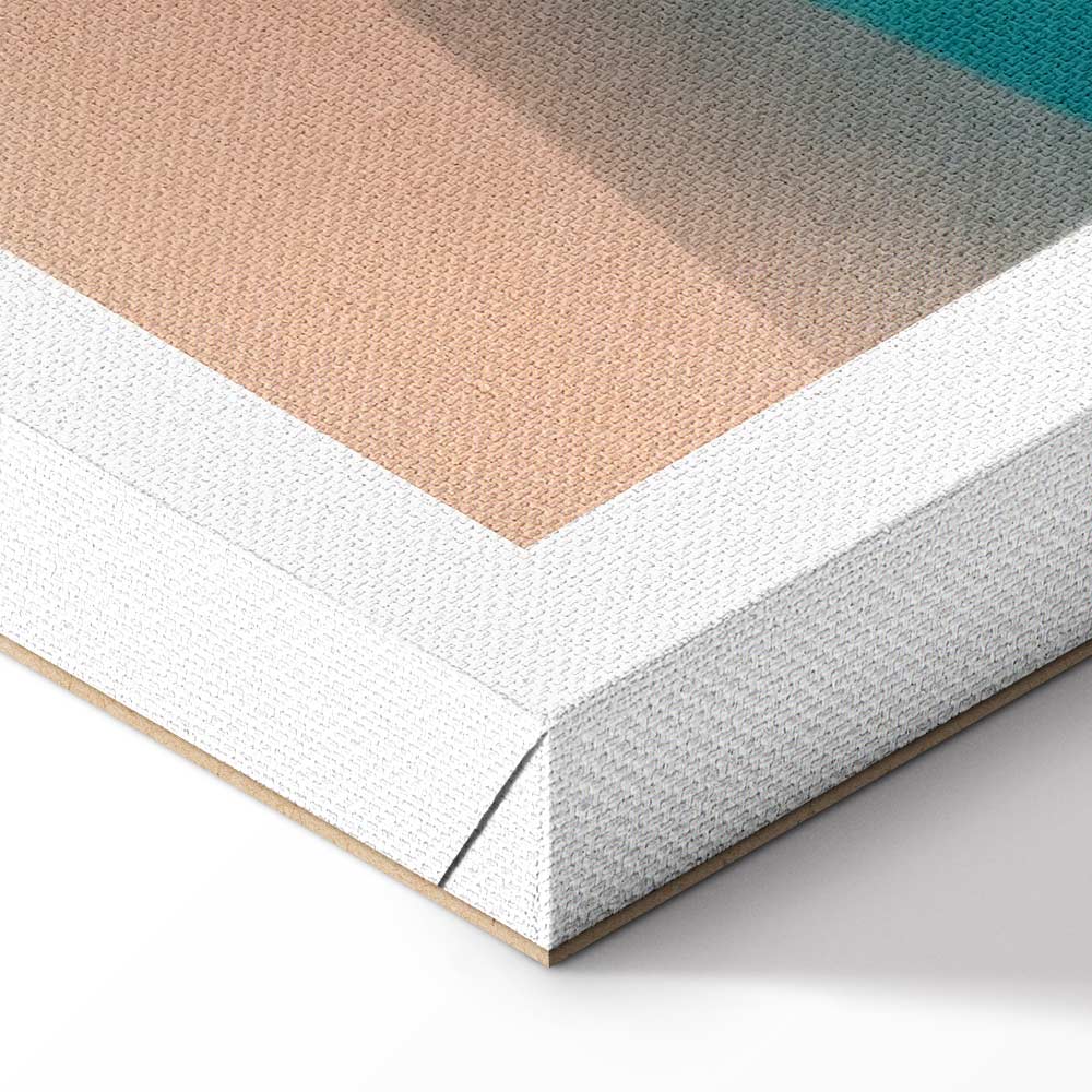 Pastel Tropical Alley Canvas Print