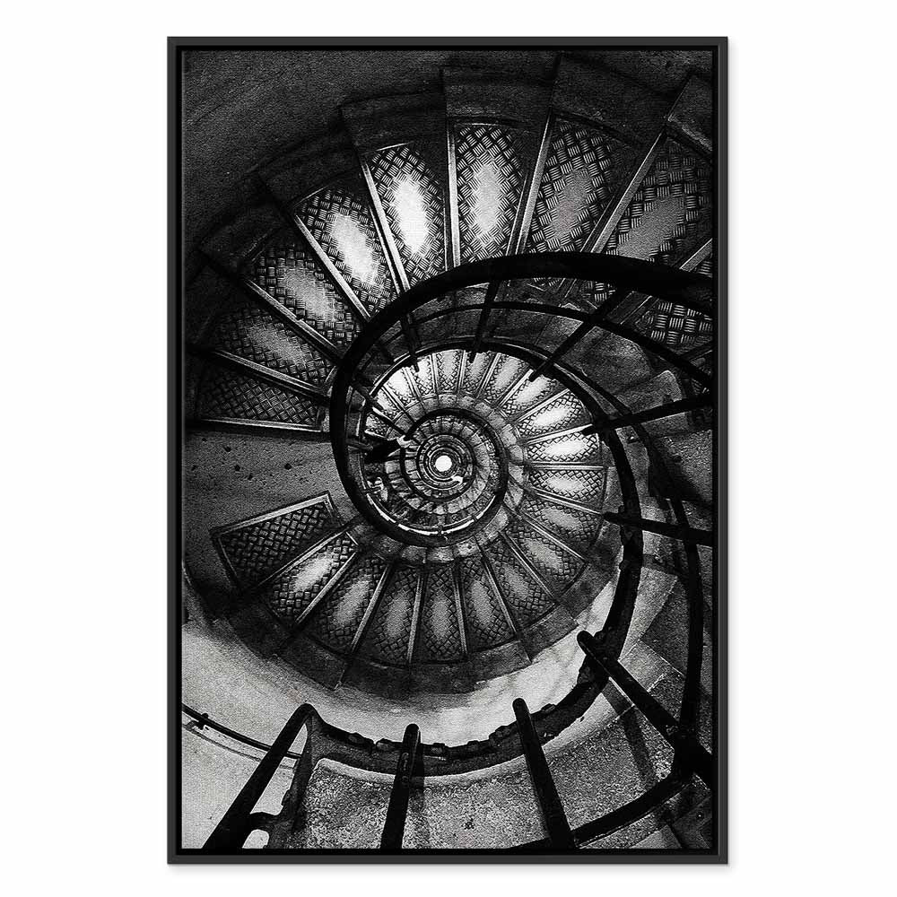 Spiral Staircase Architecture Canvas Print