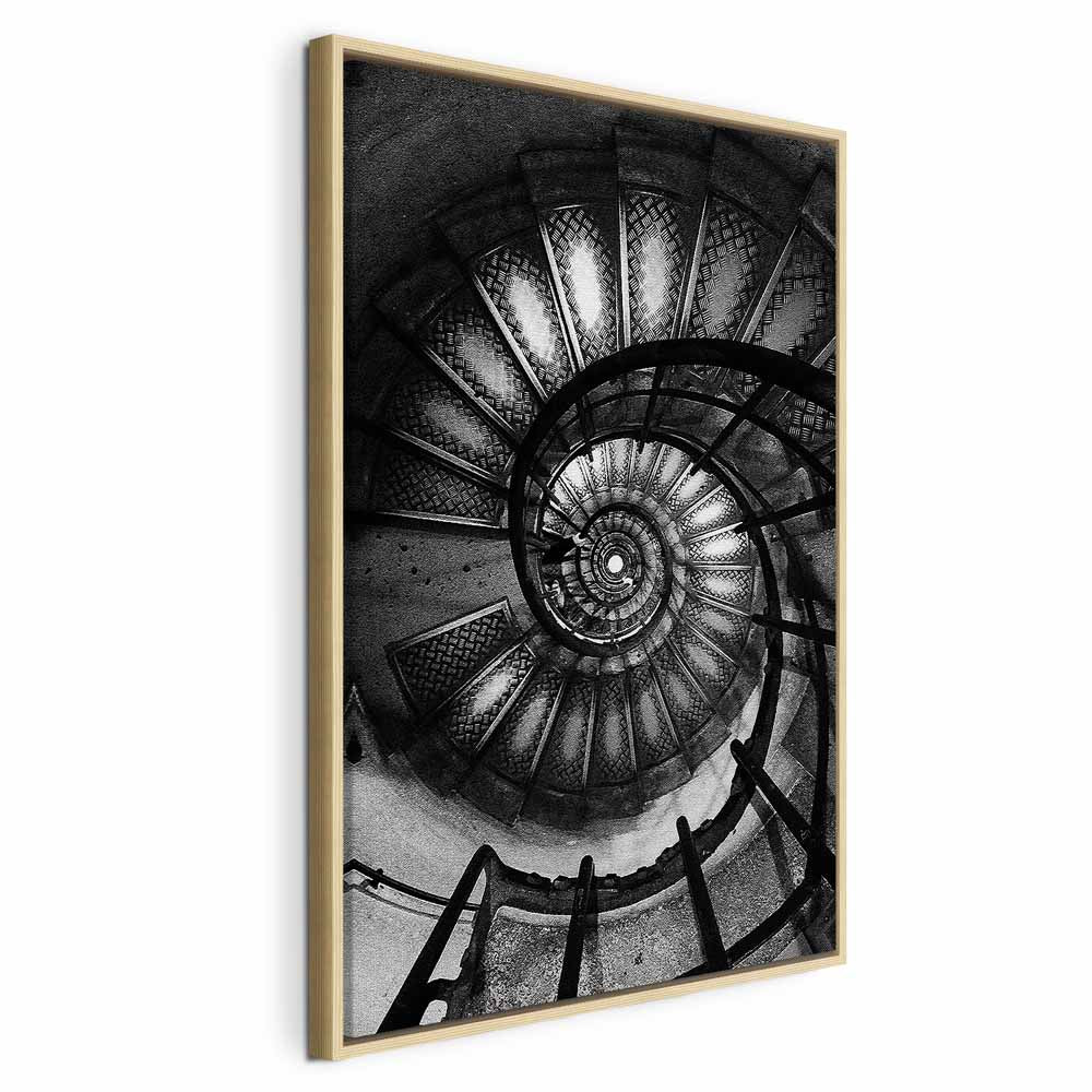 Spiral Staircase Architecture Canvas Print