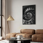 Spiral Staircase Architecture Canvas Print