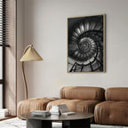 Spiral Staircase Architecture Canvas Print