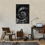 Spiral Staircase Architecture Canvas Print