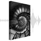 Spiral Staircase Architecture Canvas Print
