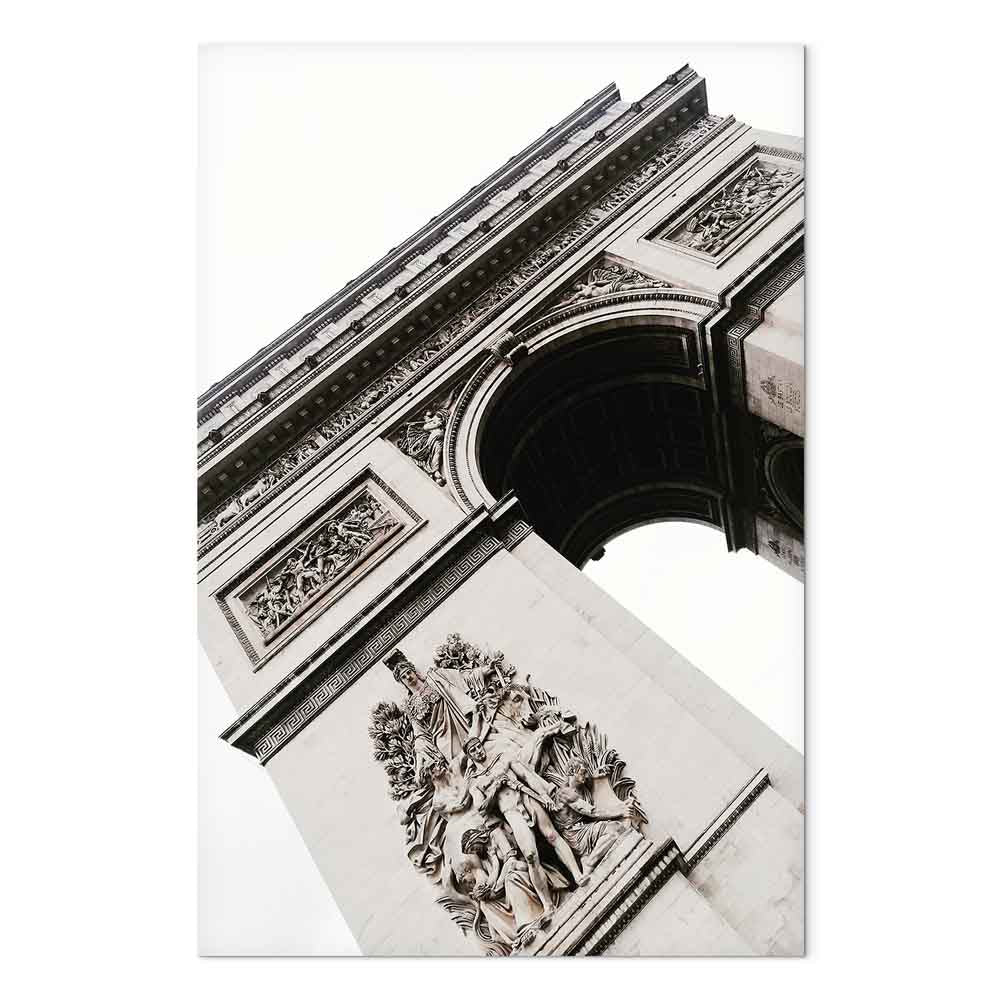 Triumphal Arch Architectural Photo Canvas Print