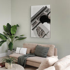 Triumphal Arch Architectural Photo Canvas Print