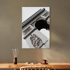 Triumphal Arch Architectural Photo Canvas Print