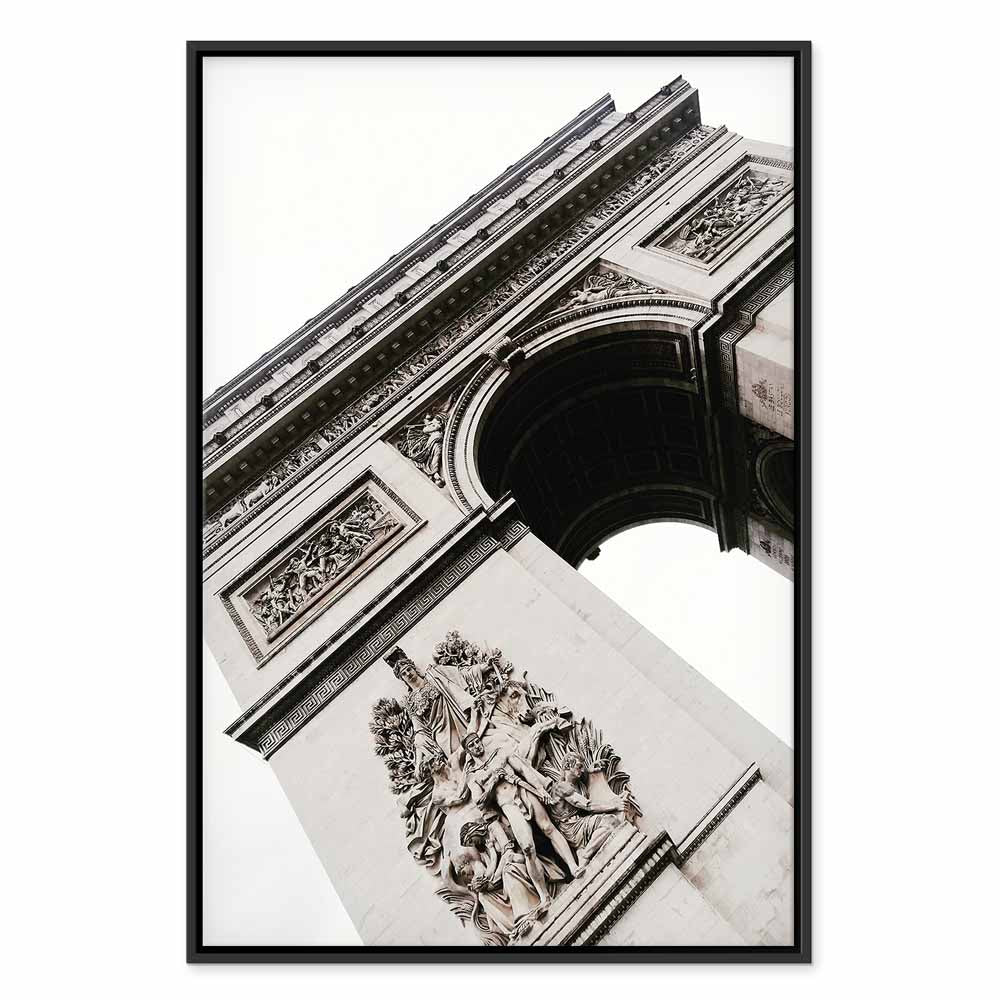 Triumphal Arch Architectural Photo Canvas Print