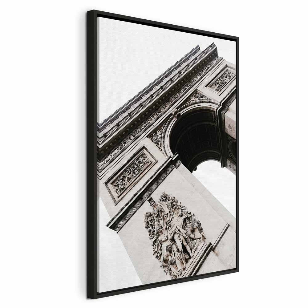 Triumphal Arch Architectural Photo Canvas Print