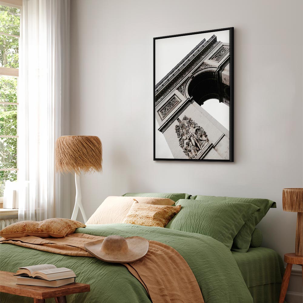 Triumphal Arch Architectural Photo Canvas Print