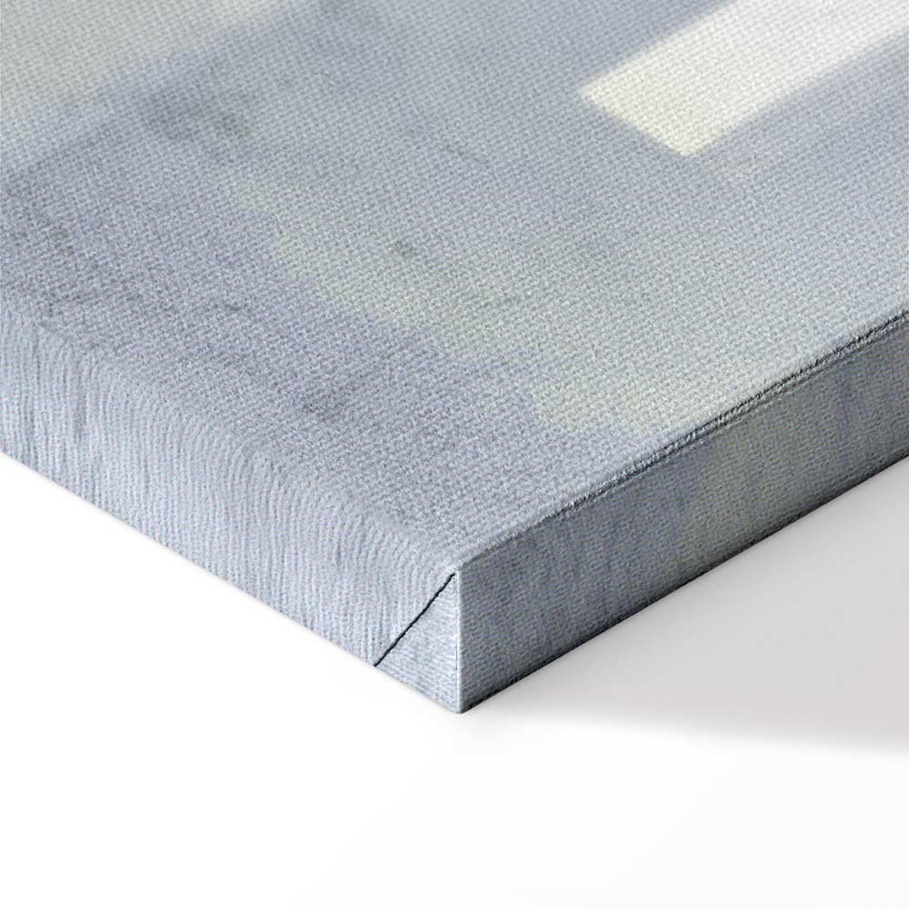 Modern Abstract City Skyline Wide Canvas Print