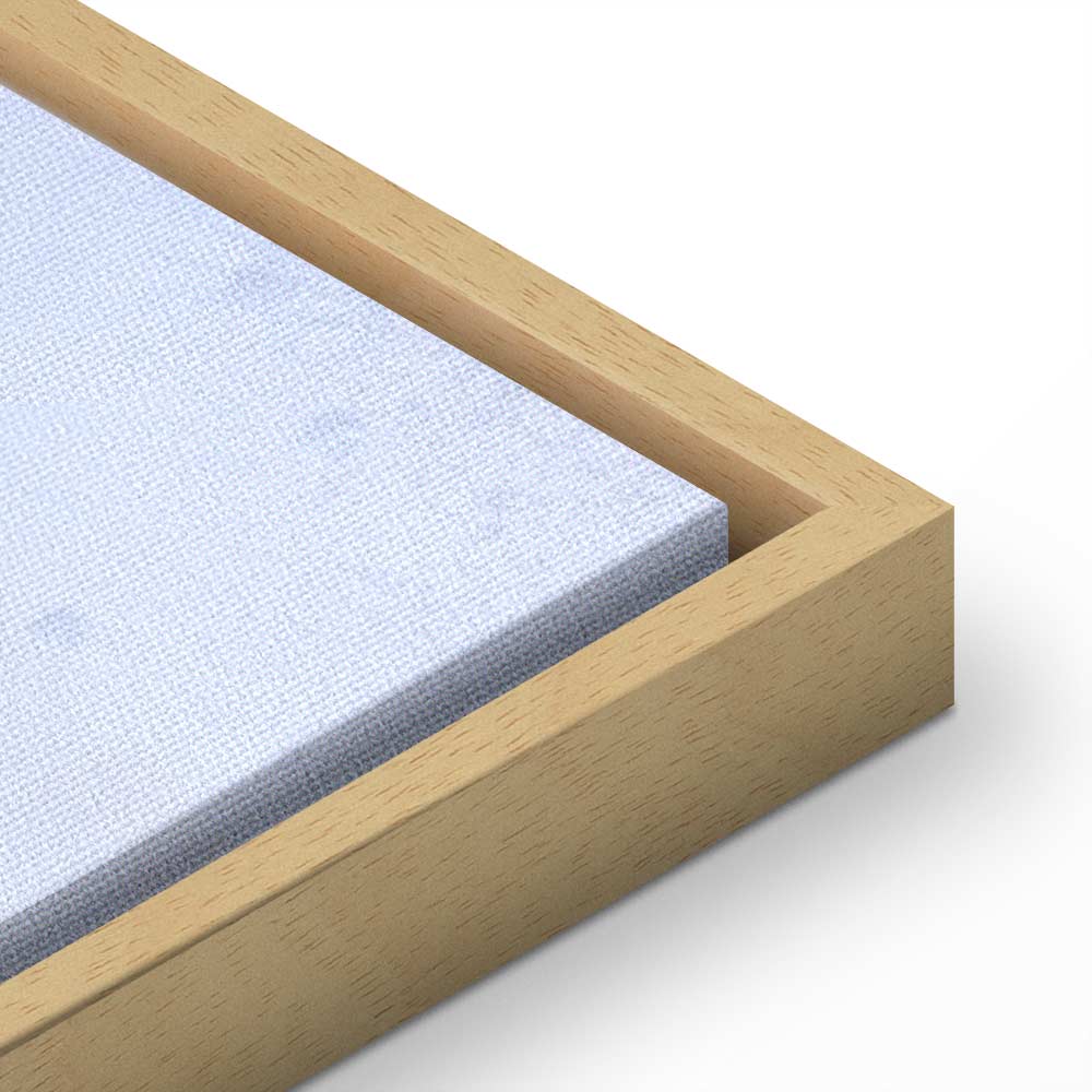 Modern Abstract City Skyline Wide Canvas Print