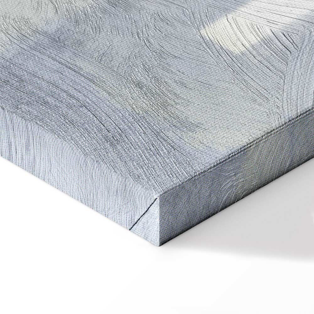 Modern Abstract City Skyline Wide Canvas Print