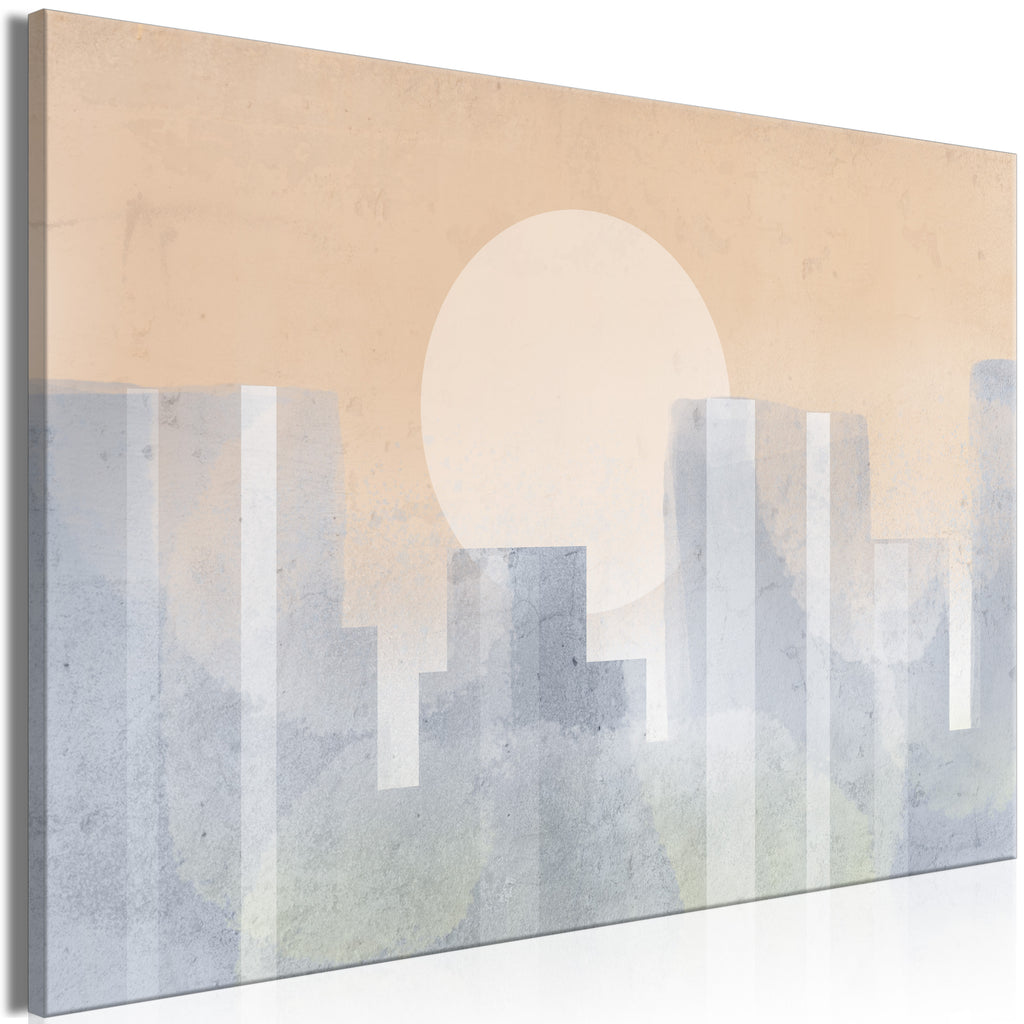Canvas Print Modern City Wide 1 Part (Second Variant)