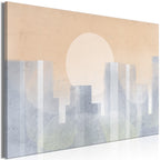 Canvas Print Modern City Wide 1 Part (Second Variant)