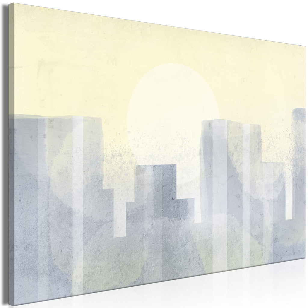 Canvas Print Modern City Wide