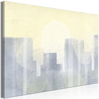 Canvas Print Modern City Wide