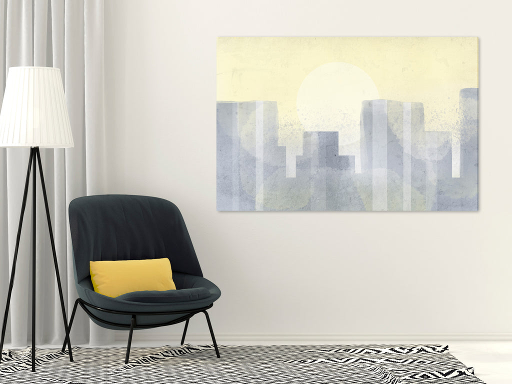 Canvas Print Modern City Wide