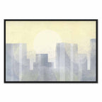 Modern Abstract City Architecture Canvas Print