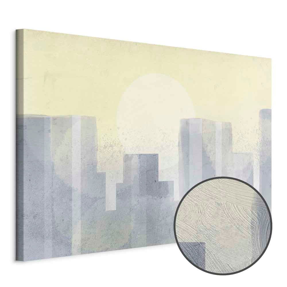 Modern Abstract City Architecture Canvas Print