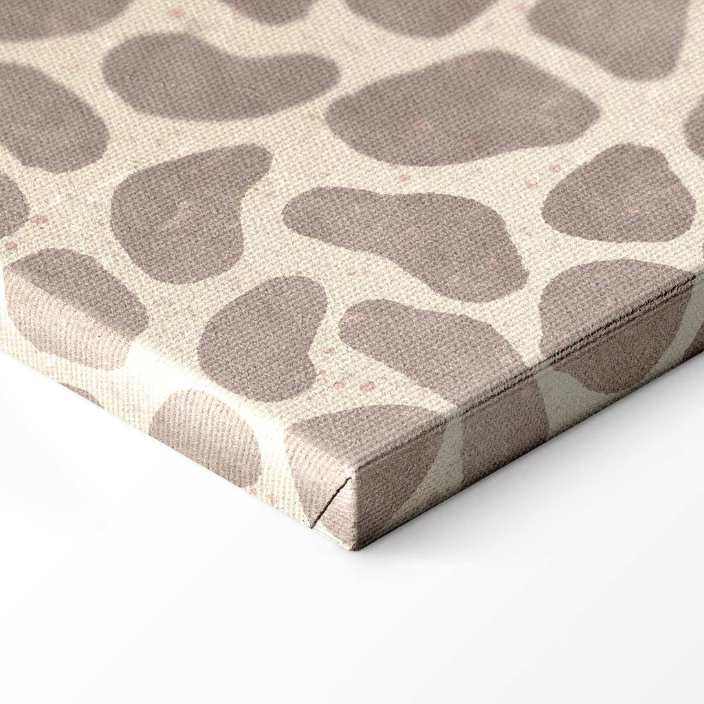 Colorful Illustrated Townhouses City Canvas Print