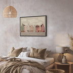 Canvas Print Salt Square Colorful Townhouses