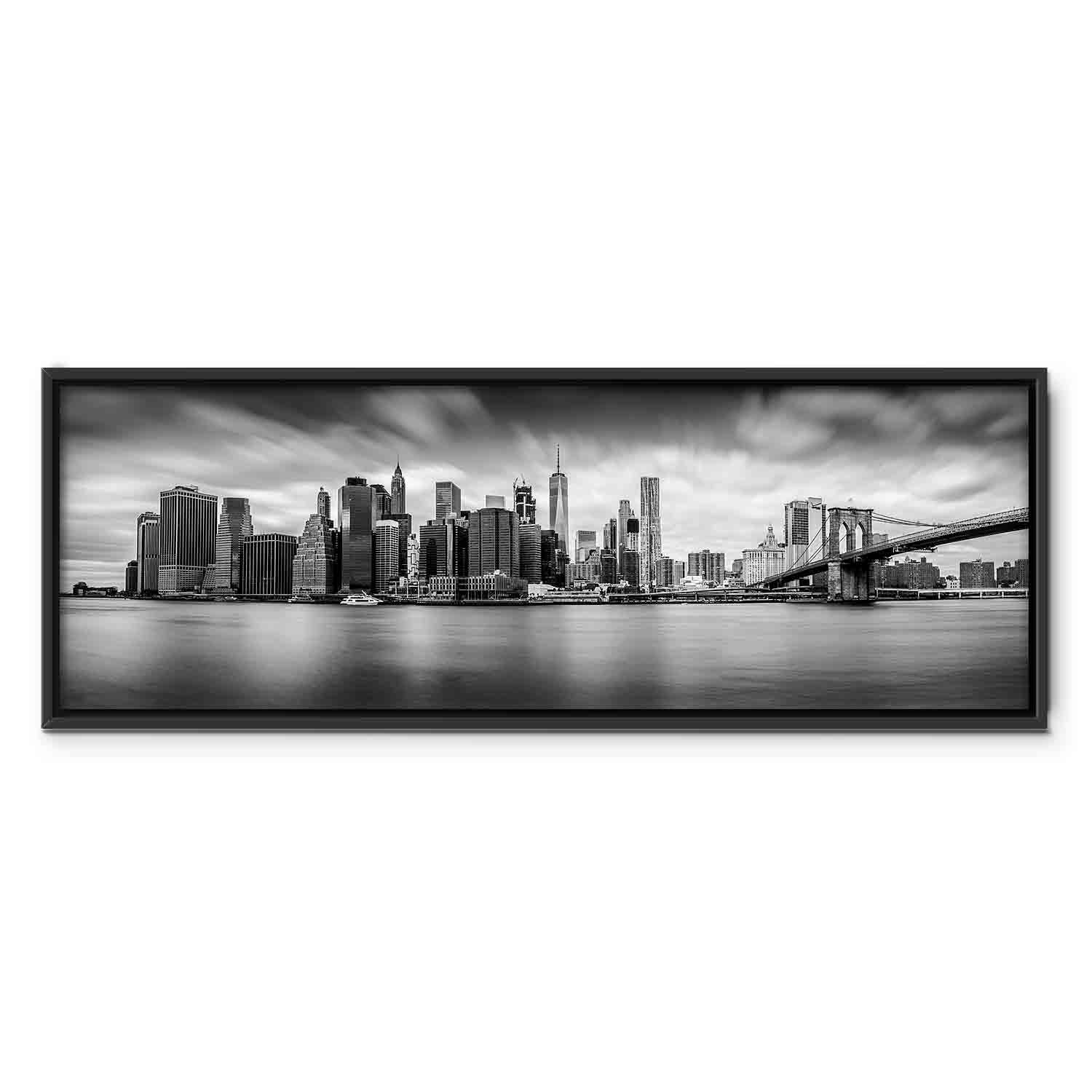 New York Manhattan Panorama Architecture Canvas Print