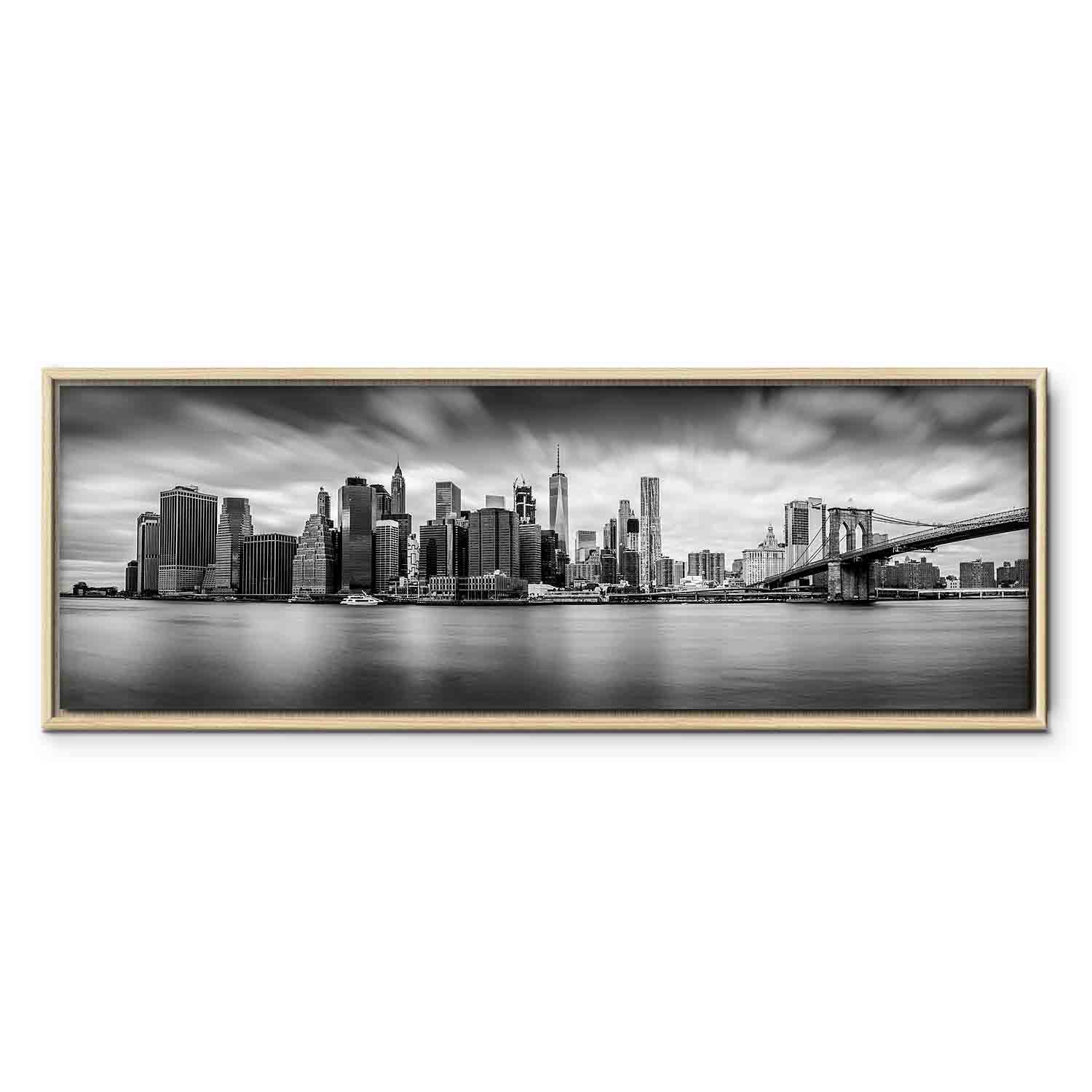 New York Manhattan Panorama Architecture Canvas Print