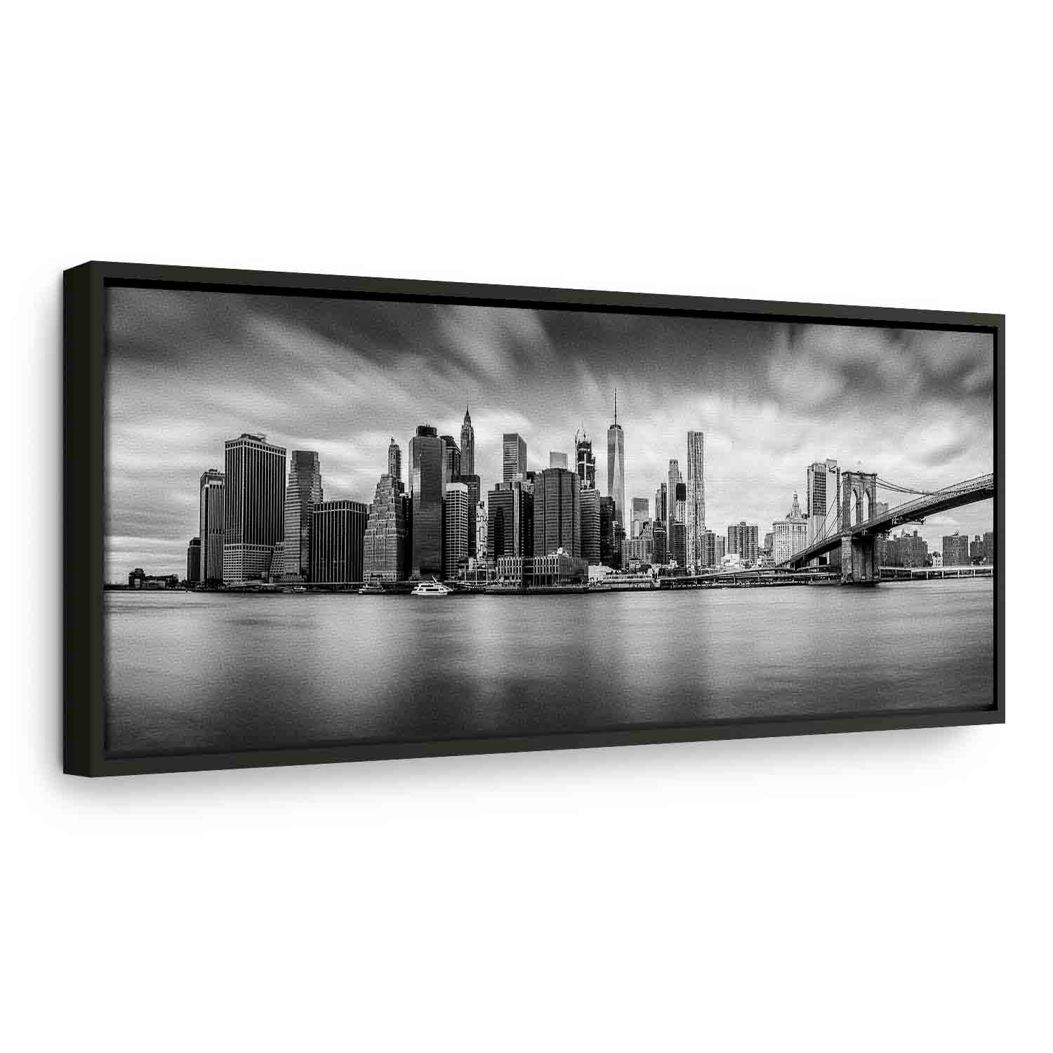 New York Manhattan Panorama Architecture Canvas Print
