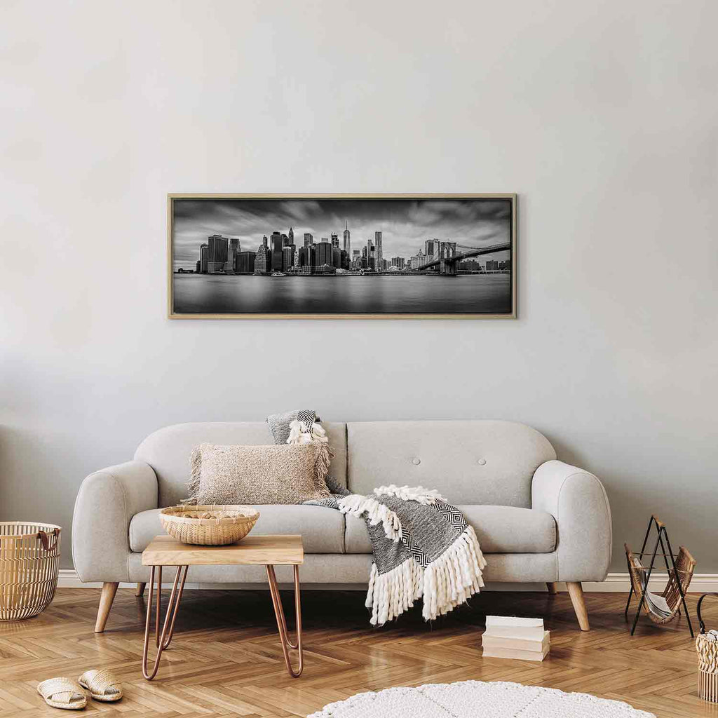 New York Manhattan Panorama Architecture Canvas Print