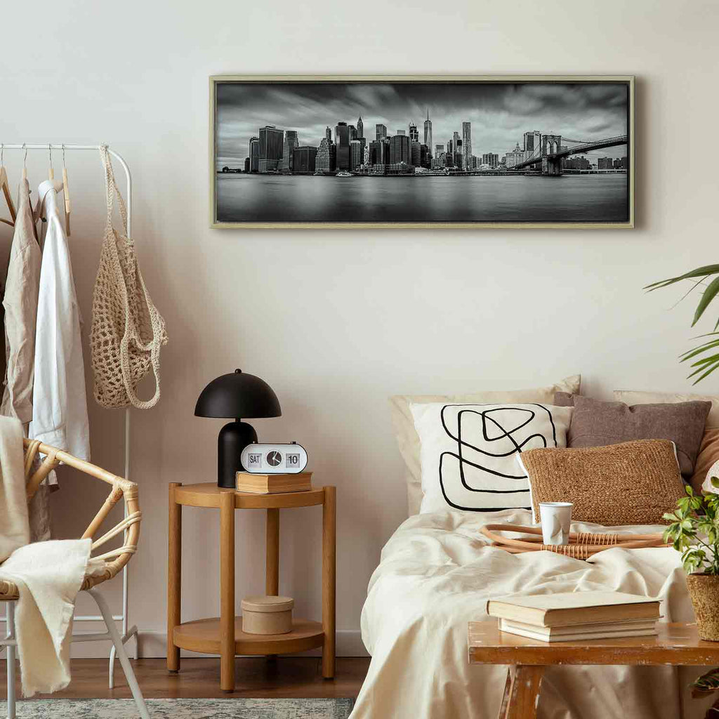 New York Manhattan Panorama Architecture Canvas Print