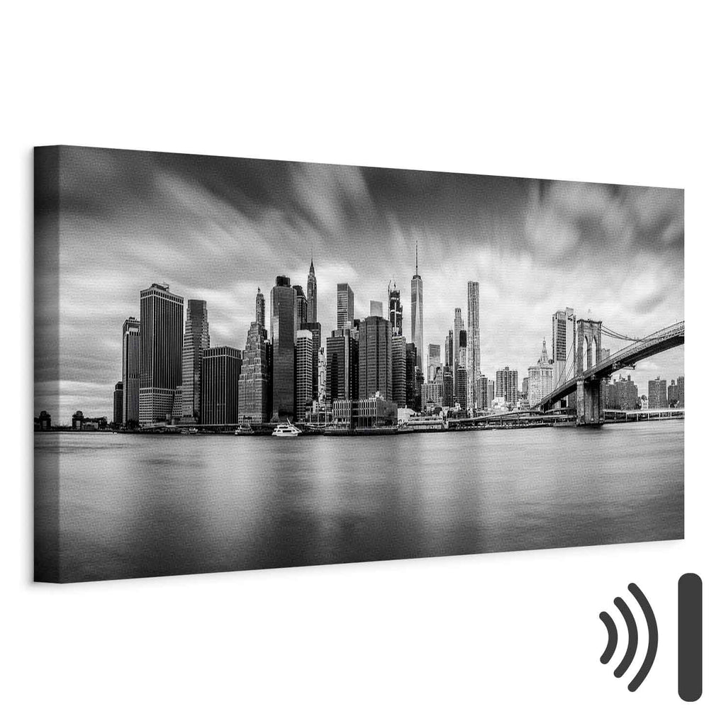 New York Manhattan Panorama Architecture Canvas Print