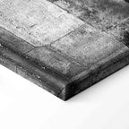 Hope Graffiti Girl Narrow Red Canvas Print