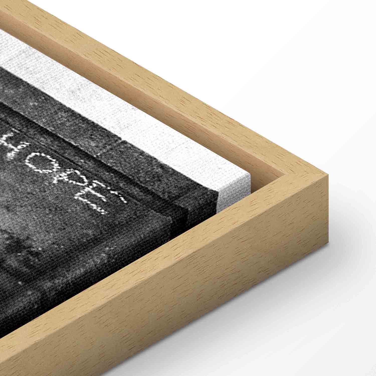 Hope Graffiti Girl Narrow Red Canvas Print