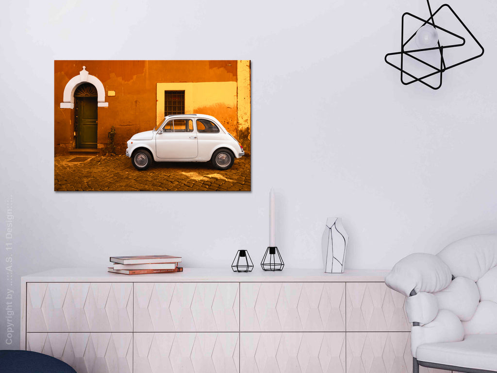 Canvas Print Italian Street Wide